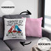 Lustige Kissen mit Füllung 40x40 Wellensittich Besitzer Zuhause Ist Wo Meine Wellensittiche Sind (Grau) Rosa Trendation