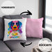 Labrador Besitzer Farbe Love Kissen mit Füllung 40x40 Geschenk Lustiger Spruch Geschenkidee Labrador Besitzerin (Grau) Rosa Trendation