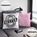 Praktikant Kissen mit Füllung 40x40 Geschenk Lustiger Spruch Welt Bester Praktikant (Grau) Rosa Trendation