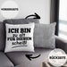 Lustige Kissen mit Füllung 40x40 mit Spruch "Ich Bin Zu Alt Für Diesen Scheiß" Lustige Geschenkidee (Grau) Grau Trendation