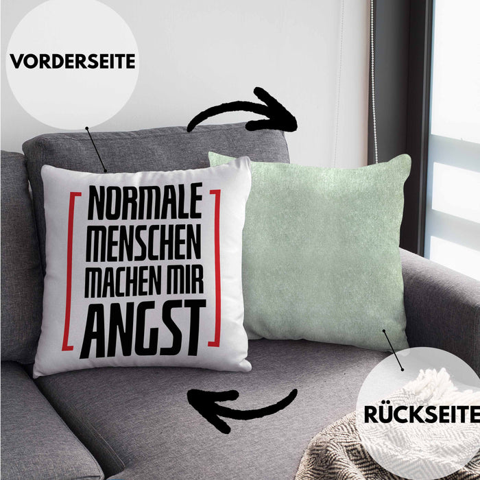 Wellensittich Kissen mit Füllung 40x40 Geschenk Spruch Lustig Zuhause Ist Wo Meine Wellensittiche Sind Geschenkidee Geburtstag (Grau) Grün Trendation