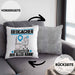 Geocacher Kissen mit Füllung 40x40 Geschenk für Geocacher Der Mann Der Alles Kann Geschenkidee zum Geburtstag (Grau) Grau Trendation