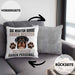 Rottweiler Besitzer Kissen mit Füllung 40x40 Geschenk Lustiger Spruch Geschenkidee Besitzerin Rottweiler Haben Personal (Grau) Grau Trendation