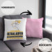 Ultraläufer Geschenk Kissen mit Füllung 40x40 Ich Bin Ultraläufer Aber Sag Doch Einfach Superheld Lustige Geschenkdiee für Ultraläufer (Grau) Rosa Trendation