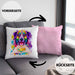Berner Sennen Besitzer Farbe Love Kissen mit Füllung 40x40 Geschenk Lustiger Spruch Geschenkidee Berner Sennen Besitzerin (Grau) Rosa Trendation