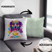 Berner Sennen Besitzer Farbe Love Kissen mit Füllung 40x40 Geschenk Lustiger Spruch Geschenkidee Berner Sennen Besitzerin (Grau) Grün Trendation