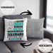Tierwohlhaber Geschenk Kissen mit Füllung 40x40 Lustiger Spruch Erheben Sie Sich Der Tierwohlhaber Betritt den Raum (Grau) Grau Trendation