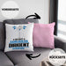 Dirigent Geschenk Kissen mit Füllung 40x40 So Gut Kann Nur Ein Dirigent Aussehen Geschenkidee (Grau) Rosa Trendation