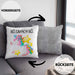 Lustige Nö Einfach Nö Kissen mit Füllung 40x40 Mit Spruch Einhorn Geschenk Mama Freundin Kollegin Geschenkidee Arbeit Frauen (Grau) Grau Trendation