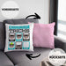 Chihuahua Besitzer Kissen mit Füllung 40x40 Geschenk Lustiger Spruch Geschenkidee Chihuahua Tricks Bleib (Grau) Rosa Trendation