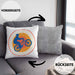 Moutainbike Geschenk Kissen mit Füllung 40x40 Mountainbiker Geschenkidee Kinder Männer Accessories Grafik MTB ler (Grau) Grau Trendation