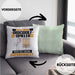 Discgolf-Spieler Kissen mit Füllung 40x40 Geschenk für Discgolf-Spieler Geburtstag Lustiger Spruch Was Ist Deine Superkraft (Grau) Grün Trendation