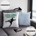 Fußballspieler Kissen mit Füllung 40x40 Geschenk Coole Jungs Spielen Fußball Geschenkidee Jungen (Grau) Blau Trendation