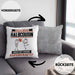 Halbcousin Kissen mit Füllung 40x40 Geschenk für Halbcousin Geburtstag Lustiger Spruch Was Ist Deine Superkraft (Grau) Grau Trendation