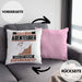 Abenteurer Kissen mit Füllung 40x40 Geschenk für Abenteurer Geburtstag Lustiger Spruch Was Ist Deine Superkraft (Grau) Rosa Trendation