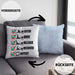 Rudern Kissen mit Füllung 40x40 Geschenk Ruderer Rudergerät Catch Drive Release Recover Repeat Ruder-Verein Geschenkidee (Grau) Blau Trendation
