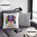 Australian Shepherd Besitzer Farbe Love Kissen mit Füllung 40x40 Geschenk Lustiger Spruch Geschenkidee Australian Shepherd Besitzerin (Grau) Grau Trendation