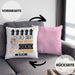 Kletterpartnerin Geschenk Kissen mit Füllung 40x40 Lustig Geschenkidee für Kletterpartnerin Geburtstag So Sieht Eine Richtig Coole Kletterpartnerin Aus Frauen Spruch (Grau) Rosa Trendation