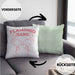 Flamingo Pink Lustige Kissen mit Füllung 40x40 Flamingo-Fans Geschenkidee Flamingo-Gang Aufdruck (Grau) Grün Trendation