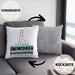 Snowshoer Geschenk Kissen mit Füllung 40x40 Ich Bin Snowshoer Aber Sag Doch Einfach Superheld Lustige Geschenkdiee für Snowshoer (Grau) Grau Trendation