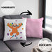 Bouldern Lustige Kissen mit Füllung 40x40 Kletterfans Kletterhalle Geschenkidee (Grau) Rosa Trendation