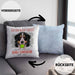 Berner Sennen Besitzer Kissen mit Füllung 40x40 Geschenk Lustiger Spruch Geschenkidee Besitzerin Ich Bin Nicht toll Aber Mein Berner Sennen Ist Es (Grau) Blau Trendation