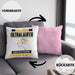 Ultraläufer Kissen mit Füllung 40x40 Geschenk für Ultraläufer Geburtstag Lustiger Spruch Was Ist Deine Superkraft (Grau) Rosa Trendation
