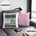 Gewichtheber Geschenk Kaffee-Kissen mit Füllung 40x40 Geschenkidee für Gewichtheber Ich Bin Gewichtheber Ich Kann Es Dir Erklären Jedoch Nicht Für Dich Verstehen Spruch Lustig (Grau) Rosa Trendation