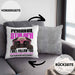 Mops Besitzerin Kissen mit Füllung 40x40 Geschenk Lustiger Spruch Geschenkidee Personal Stalker (Grau) Grau Trendation