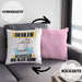 Segler Kissen mit Füllung 40x40 Geschenk für Segler Der Mann Der Alles Kann Geschenkidee zum Geburtstag (Grau) Rosa Trendation