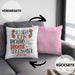 So Sieht Ein Richtig Cooler Tierwohlhaber Aus Geschenk Kissen mit Füllung 40x40 Lustiger Spruch Geschenkidee (Grau) Rosa Trendation
