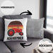 Ackerdemiker Kissen mit Füllung 40x40 Geschenk für Landwirt Geschenkidee Bauer Landwirtin Bauernhof Acker (Grau) Grau Trendation