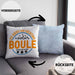 Boule Kissen mit Füllung 40x40 "So Sieht Ein Richtig Cooler Boule Spieler Aus" Kissen mit Füllung 40x40 - Geschenk für Boule-Fans mit Spruch (Grau) Blau Trendation
