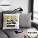 Doktortitel Bestanden Kissen mit Füllung 40x40 Geschenk To Do List (Grau) Grau Trendation
