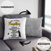 Kissen mit Füllung 40x40 für Angler Geschenk für Fischer Geschenkidee (Grau) Grau Trendation