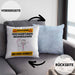Gesangslehrer Kissen mit Füllung 40x40 Geschenk Lustiger Spruch Geschenkidee für Gesangslehrer Achtung Hochleistungs Gesangslehrer Bei Der Arbeit (Grau) Blau Trendation