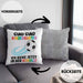 Einschulung Junge Fußball Schulkind Geschenk für Schultüte Füllung Kissen mit Füllung 40x40 Schulstart 1. Schultag Schuleinführung Schulanfang Geschenkidee 2024 (Grau) Grau Trendation
