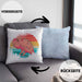 Chamäleon-Besitzer Kissen mit Füllung 40x40 Geschenk Grafik Chamäleon (Grau) Blau Trendation