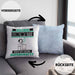 Songwriter Kissen mit Füllung 40x40 Geschenk für Songwriter Geburtstag Lustiger Spruch Was Ist Deine Superkraft (Grau) Blau Trendation