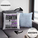 Fechter Geschenk Kaffee-Kissen mit Füllung 40x40 Geschenkidee für Fechter Ich Bin Fechter Ich Kann Es Dir Erklären Jedoch Nicht Für Dich Verstehen Spruch Lustig (Grau) Blau Trendation