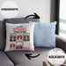Cocker Spaniel Besitzer Kissen mit Füllung 40x40 Geschenk Lustiger Spruch Geschenkidee Cocker Spaniel Tricks Bleib (Grau) Blau Trendation