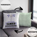 Sänger Geschenk Kissen mit Füllung 40x40 Ich Bin Sänger Aber Sag Doch Einfach Superheld Lustige Geschenkdiee für Sänger (Grau) Grün Trendation