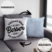 Lustiger Spruch Geschenk Kissen mit Füllung 40x40 Früher War Alles Besser Ich Bin Von Früher Geschenkidee Männer Kollegen (Grau) Blau Trendation