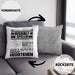 Discgolf-Spieler Geschenk Kaffee-Kissen mit Füllung 40x40 Geschenkidee für Discgolf-Spieler Ich Bin Discgolf-Spieler Ich Kann Es Dir Erklären Jedoch Nicht Für Dich Verstehen Spruch Lustig (Grau) Grau Trendation