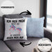 Lustige Ich Reg Mich Nicht Auf Kissen mit Füllung 40x40 Mit Spruch Einhorn Geschenk Mama Freundin Kollegin Geschenkidee Arbeit Frauen (Grau) Blau Trendation