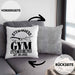 Stewardess Kissen mit Füllung 40x40 Geschenk Flight Attendant Flugbegleiter Geschenkidee (Grau) Grau Trendation