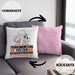 Tierheimunterstützer Geschenk Kissen mit Füllung 40x40 Ich Bin Tierheimunterstützer Aber Sag Doch Einfach Superheld Lustige Geschenkdiee für Tierheimunterstützer (Grau) Rosa Trendation
