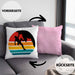 Bouldern Kissen mit Füllung 40x40 Klettern Grafik Geschenk für Kletterfans Boulderer (Grau) Rosa Trendation