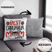 Chihuahua Mom Besitzerin Kissen mit Füllung 40x40 Geschenk Lustiger Spruch Geschenkidee Besitzerin Chihuahua Mama (Grau) Grau Trendation