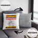 Songwriter Kissen mit Füllung 40x40 Geschenk Lustiger Spruch Geschenkidee für Songwriter Achtung Hochleistungs Songwriter Bei Der Arbeit (Grau) Grau Trendation